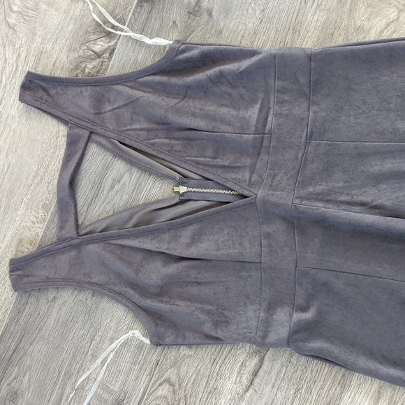 🎉HP🎉 SUEDE LONG JUMPSUIT - Picture 2 of 11